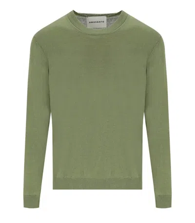 Shop Amaranto Amaránto  Green Crewneck Jumper