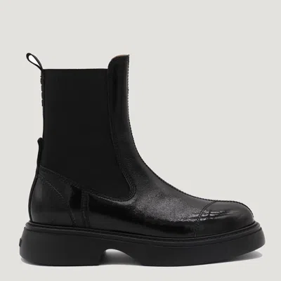 Shop Ganni Boots Black