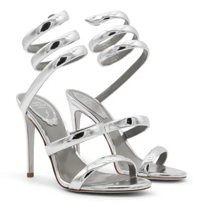 Shop René Caovilla Sandals Silver