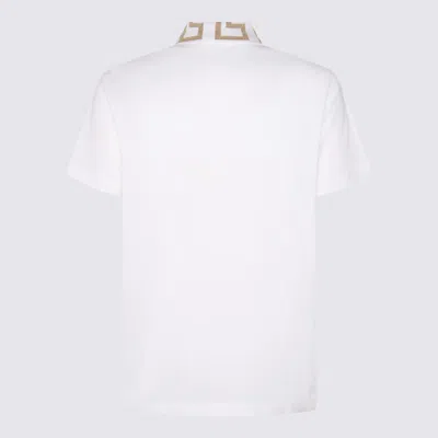 Shop Versace T-shirts And Polos White