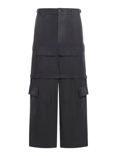 Shop Balenciaga Women`s Maxi Cargo Skirt In Black