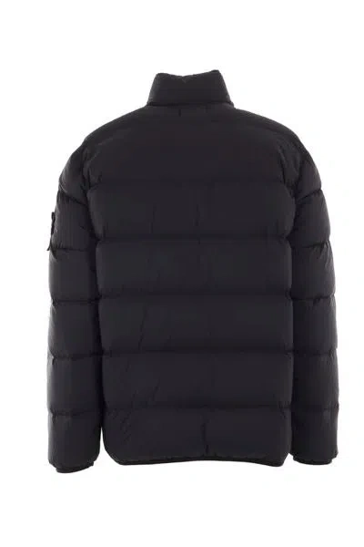 Shop Stone Island Coats In Black