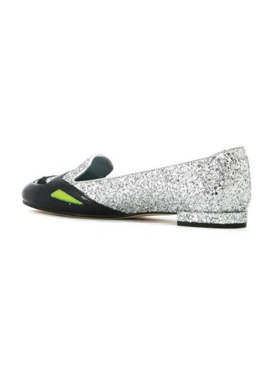 Shop Chiara Ferragni 'superhero' Glitter Slippers