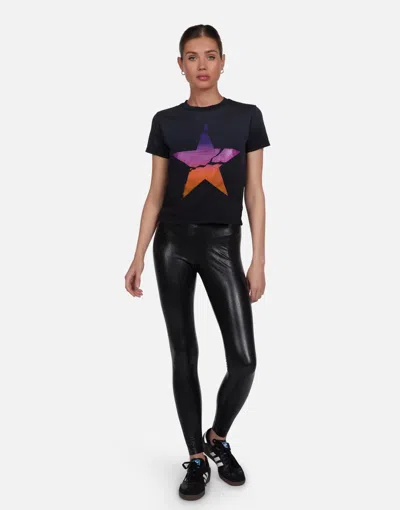 Lauren Moshi Ursula Ombre Cracked Star In Jet Black Ombre