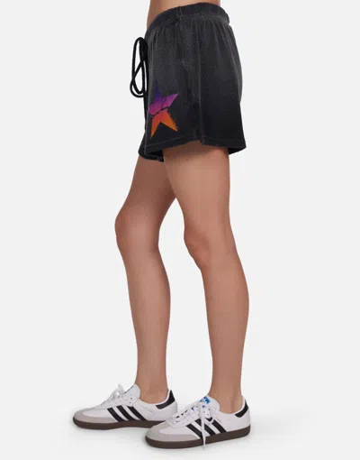 Lauren Moshi Zoa Ombre Cracked Star In Jet Black Ombre