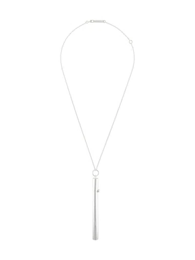 Shop Ambush Kk Cig Case Necklace In Metallic