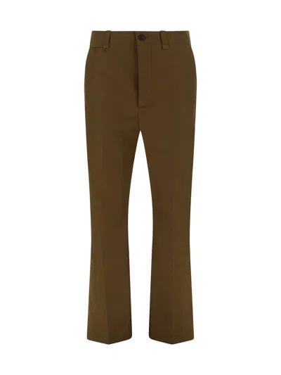 Shop Saint Laurent Pantaloni In Ecorce