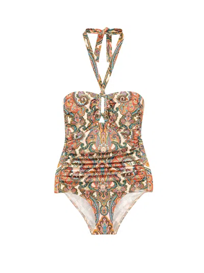 Shop Zimmermann Lycra One-piece Swimsuit