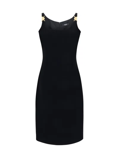 Shop Versace Dress In Black