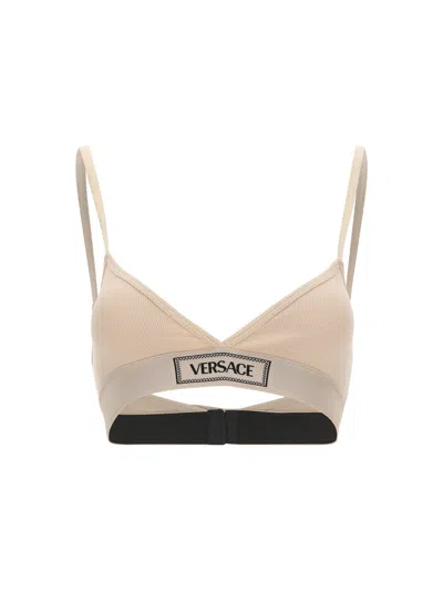 Shop Versace Underwear Top In Chiffon