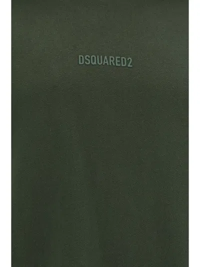 Shop Dsquared2 Sweatshirt In Military Green