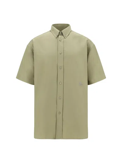 Shop Burberry Camicia Casual In Hunter