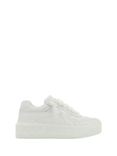 Shop Valentino Sneaker | One Stud Xl | Nappa/vitello St In Bianco