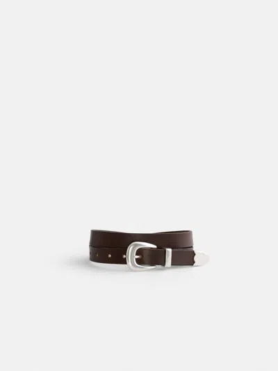 ALEX MILL MAXIMUM HENRY SLIM 3 PIECE BELT 