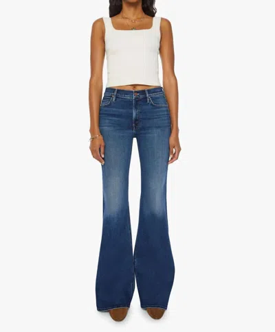 Mother The Dodger Prep Ankle Yee Haw Wide Leg Jean In Multi