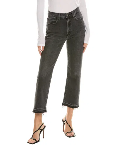 7 For All Mankind Imagination Easy Slim Skinny Jean In Black