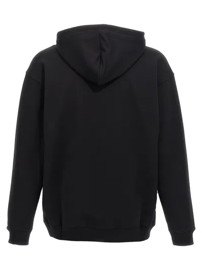 Moschino Black Logo Print Hoodie