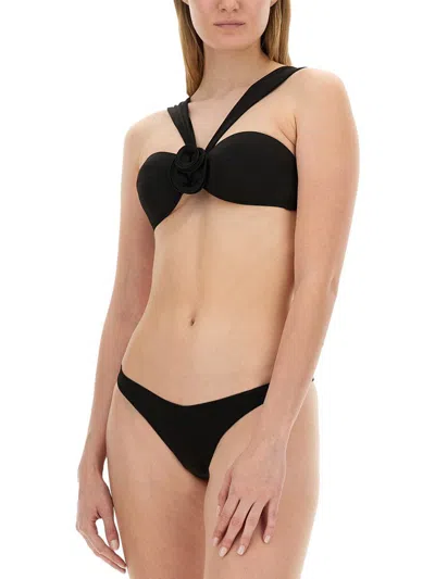 Shop La Reveche "sahar" Bikini Swimsuit In Black
