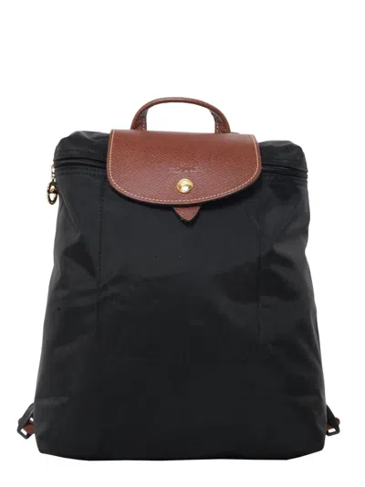 Shop Longchamp Le Pliage Backpack In Black