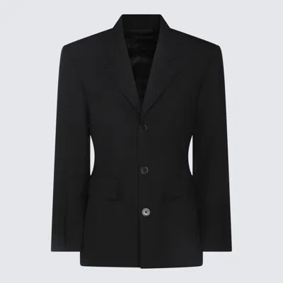 Shop Balenciaga Jackets Black