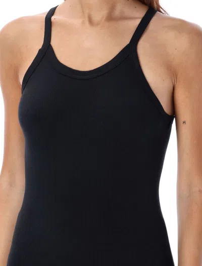 Shop Éterne Eterne Rib Tank Top In Black