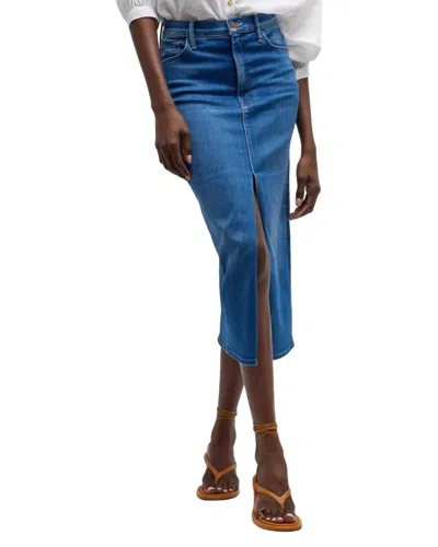 Mother Reverse Pencil Pusher Skirt In Hue Are You In Multi