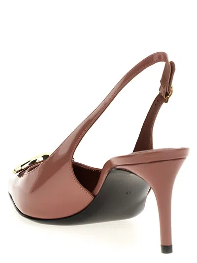 Shop Dolce & Gabbana 'lollo' Slingback In Pink