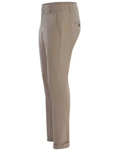 Dondup Slim Gaubert Trousers In Beige