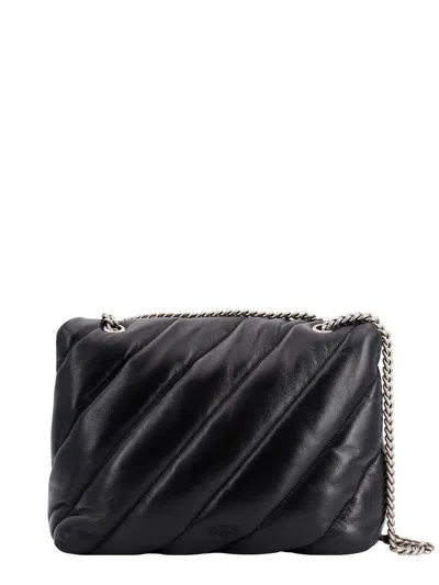 Shop Pinko Bags In Nero-old Silver