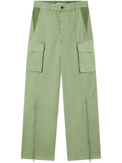 Shop Stella Mccartney Cargo Trousers In Green