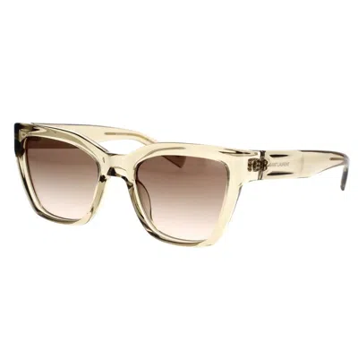 Saint Laurent Eyewear Sunglasses In Yellow