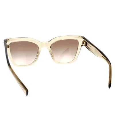Saint Laurent Eyewear Sunglasses In Yellow