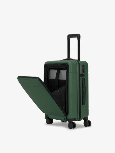 Calpak Hue Front Pocket Carry-on Luggage In Emerald