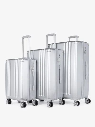 Calpak Ambeur 3-piece Luggage Set In Silver In Silver