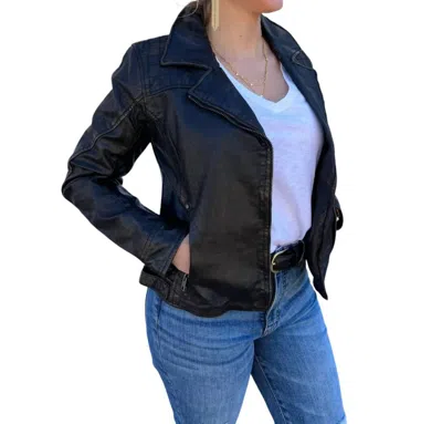 Mauritius Berina Leather Jacket In Black