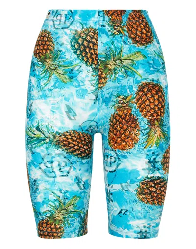Philipp Plein Pineapple-print Shorts In Multi