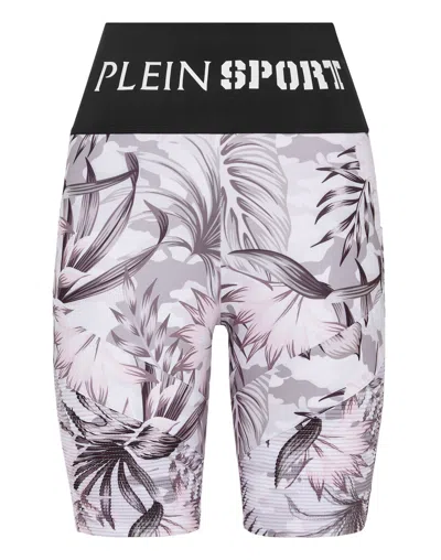 Plein Sport Jogging Cyclist Leggings In Multi