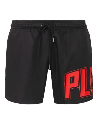 Philipp Plein Beachwear Short Trousers In Multi