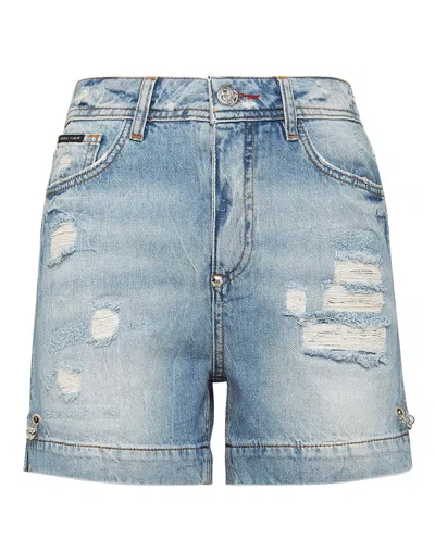 PHILIPP PLEIN HOT PANTS PINS ICONIC PLEIN 