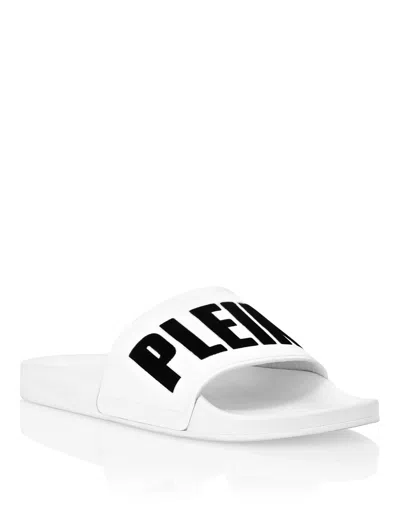 Philipp Plein Flat Gummy Sandals  Tm In Multi