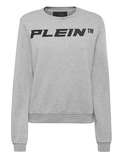 Philipp Plein Sweatshirt Ls In Grey