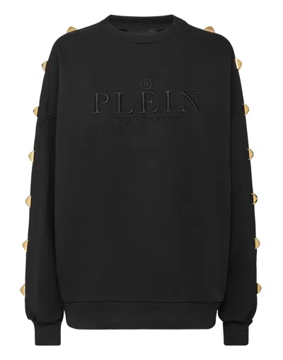 Philipp Plein Sweatshirt Ls Studs In Multi
