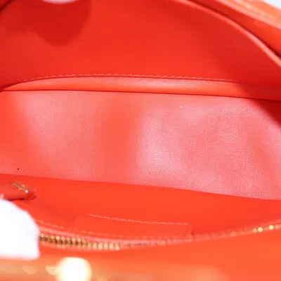 Pre-owned Dior Caro Orange Leather Shoulder Bag ()