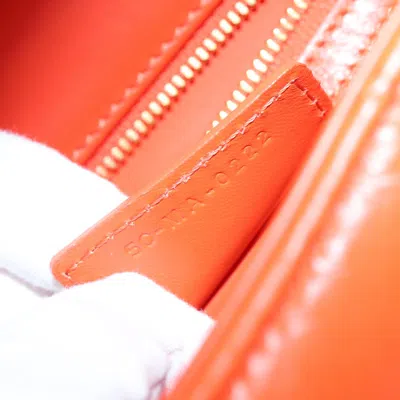Pre-owned Dior Caro Orange Leather Shoulder Bag ()