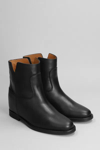 Shop Via Roma 15 Ankle Boots Inside Wedge In Black