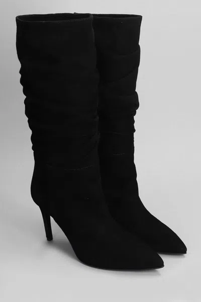 Shop Via Roma 15 High Heels Boots In Black