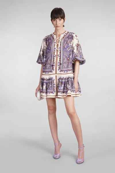 Shop Zimmermann Dress In Viola