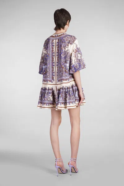 Shop Zimmermann Dress In Viola