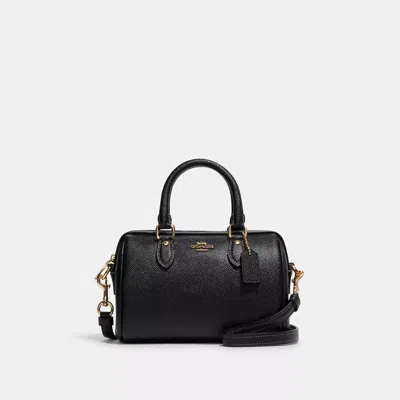 Coach Outlet Mini Rowan Crossbody In Black