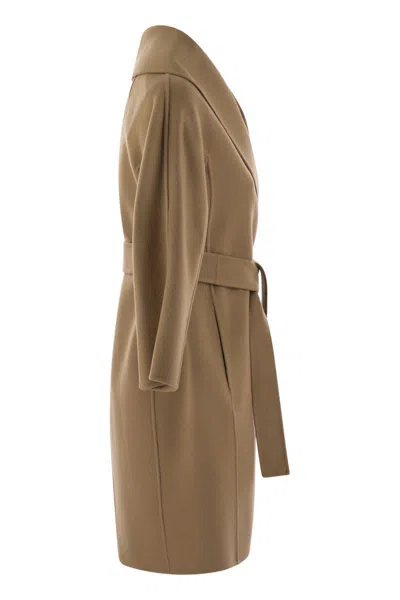 Shop 's Max Mara Messi - Wool Coat In Brown